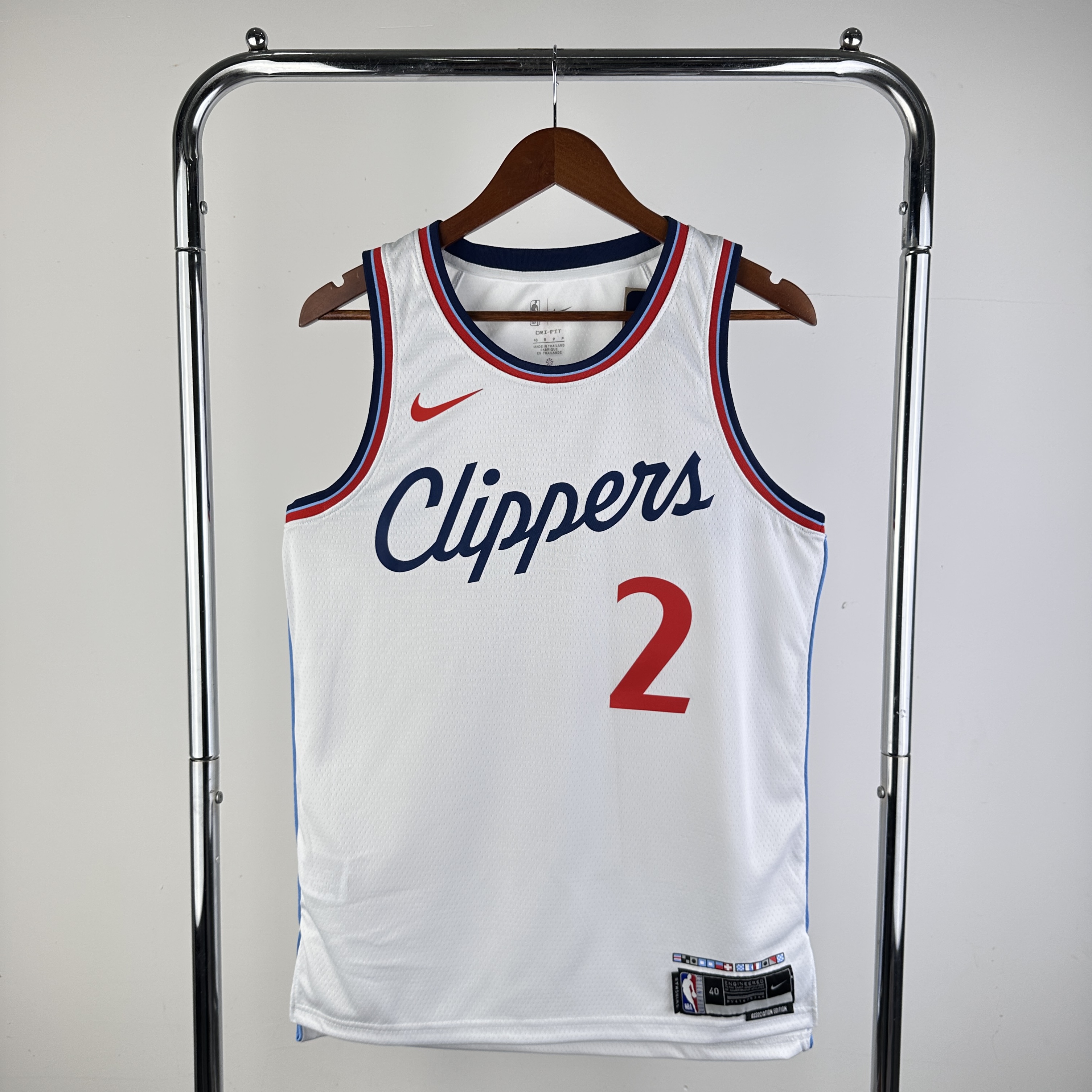 Men Los Angeles Clippers #2 Leonard White Season Nike 2025 NBA Jersey->los angeles clippers->NBA Jersey